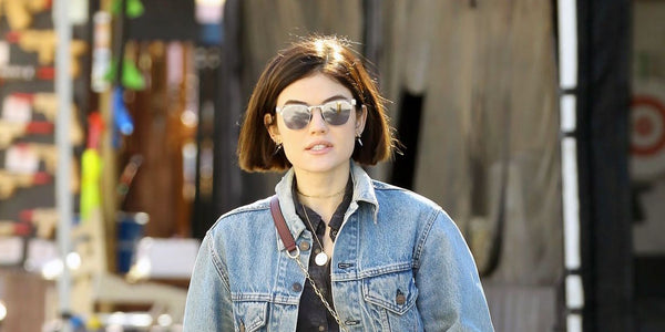 Lucy Hale Spotted In Westward Leaning Sunglasses 