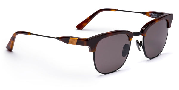 Westward Leaning Tortoiseshell Sunglasses with Brown Lenses pioneer_17_front_1024x1024.jpg  main image 2