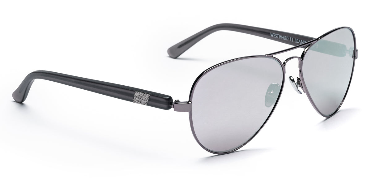 NWOT - Westward Leaning Concorde 12 Sunglasses Polarized Concorde Sunglasses in Matte Black/Tan Glass Lens  main image 4