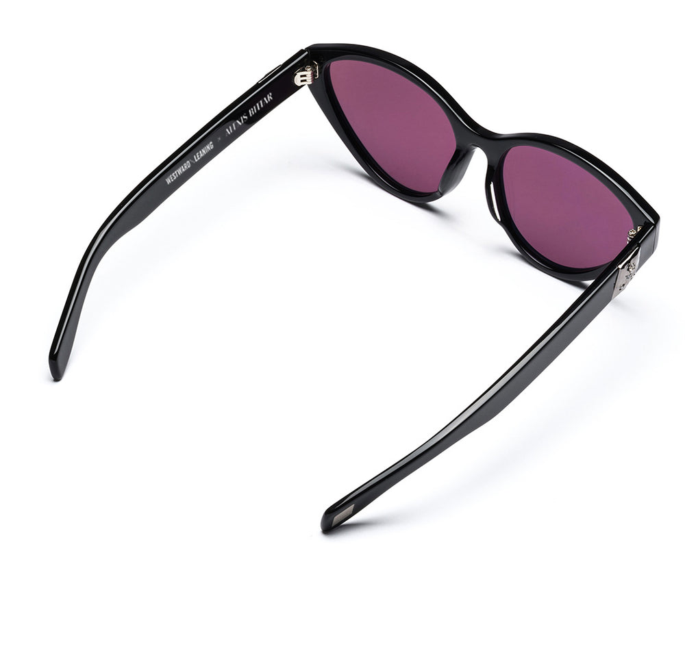 Alexis Bittar x Westward Leaning Black Lynx Sunglasses ab_lynx_front_800x.jpg?v=  main image 3
